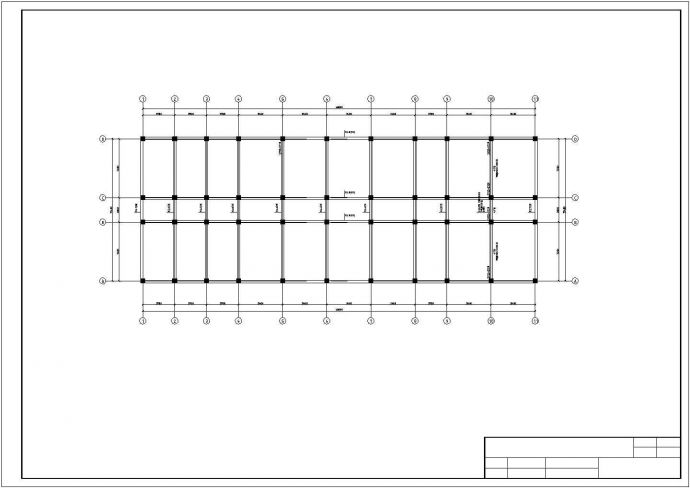 某5层4340平米框架结构中学教学楼全套设计图_图1