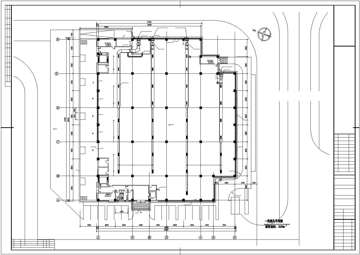 【吉林】某小区商住楼采暖通风设计施工图