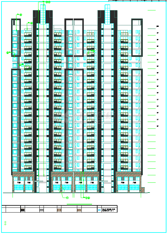 【福建省】某地某7#高层住宅设计施工图-图二