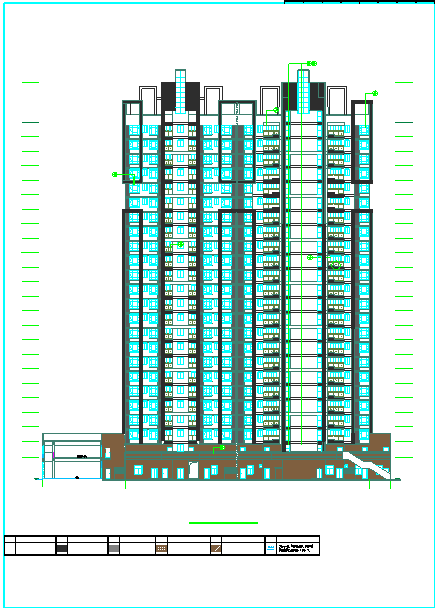 【福建省】某地某4#高层住宅设计施工图-图二
