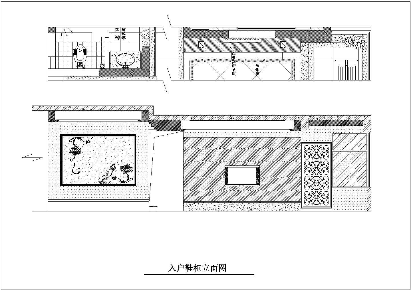 【四川】欧式风格163平三居室室内装修施工图