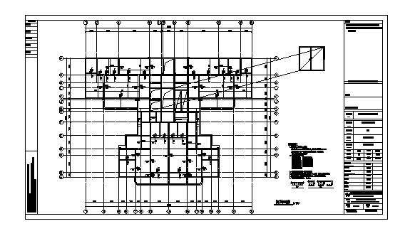 某高层框架剪力墙住房结构施工详图_图1