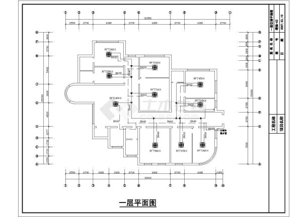 北方某小型托儿所中央空调改造设计图-图一