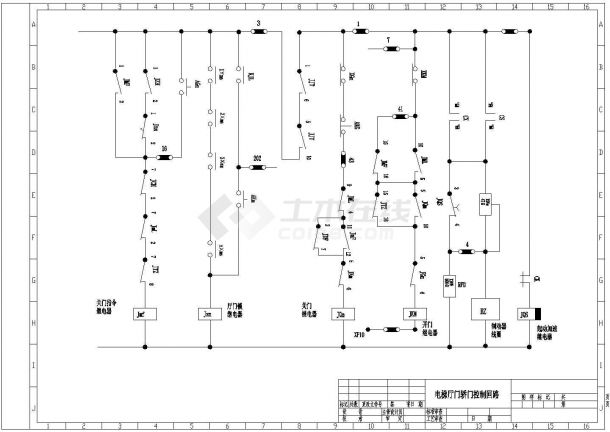 林海交流双速电梯图纸设计CAD图纸-图一