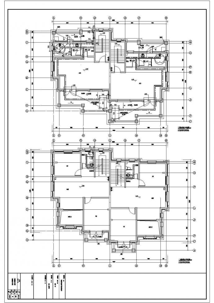 某地区高级住宅供水系统完整设计施工图纸_图1