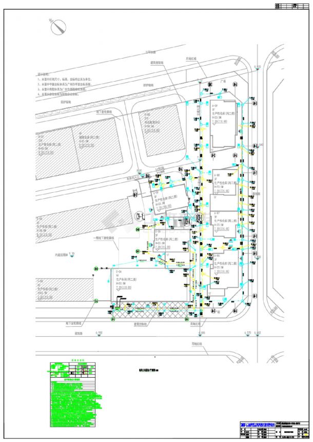 2地块总图给排水及消防_t3CAD-图二