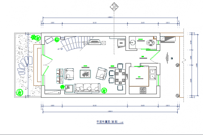 云南某地区别墅装修CAD方案图纸_图1