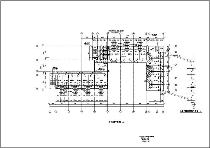 【13层】小区住宅楼建筑施工设计平面设计cad图纸_图1