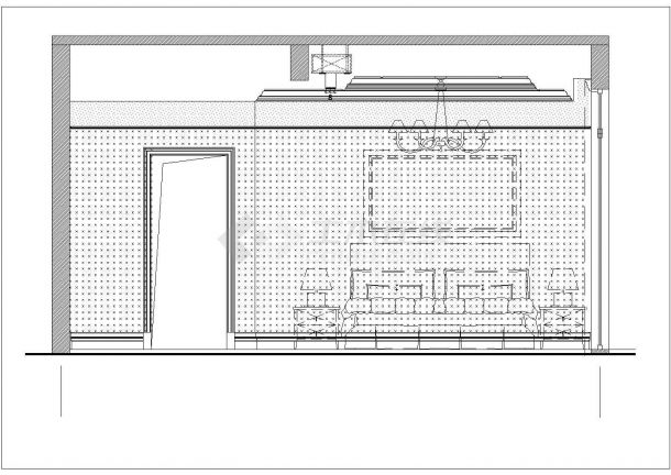 英伦风格三层带地下室别墅样板房室内装修设计施工图（附效果图）-图一