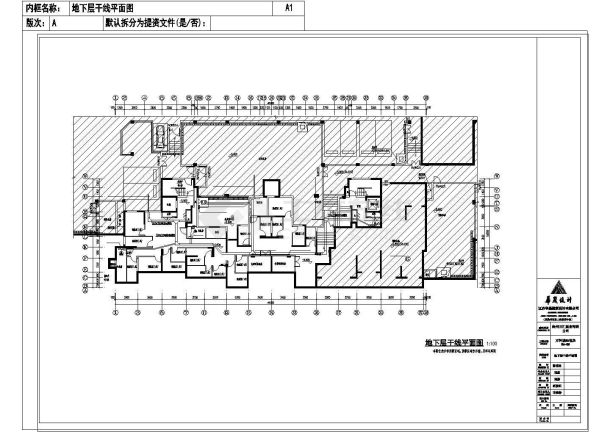 【江苏】某地某高层住宅楼电气设计施工图-图一