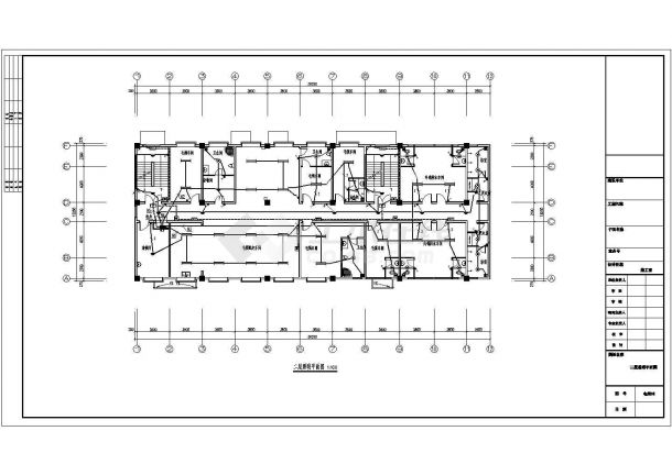 某综合楼电气设计施工图（框架结构）-图二