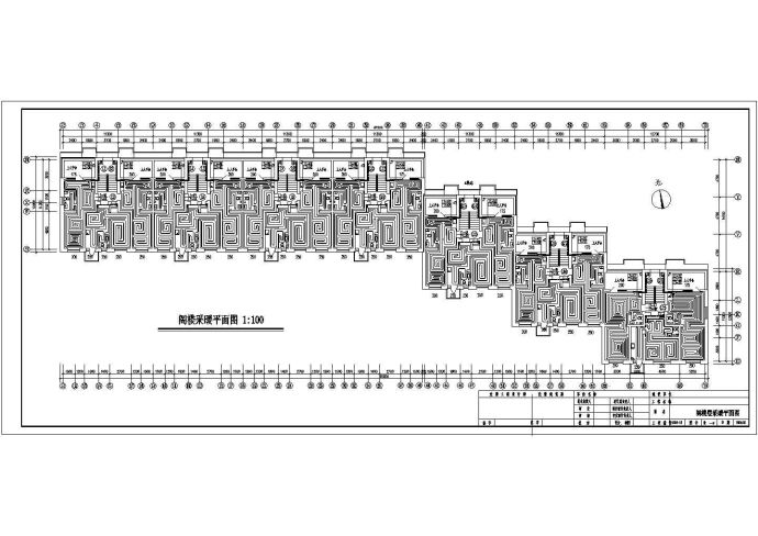 安徽某地区住宅楼地暖设计cad施工图_图1