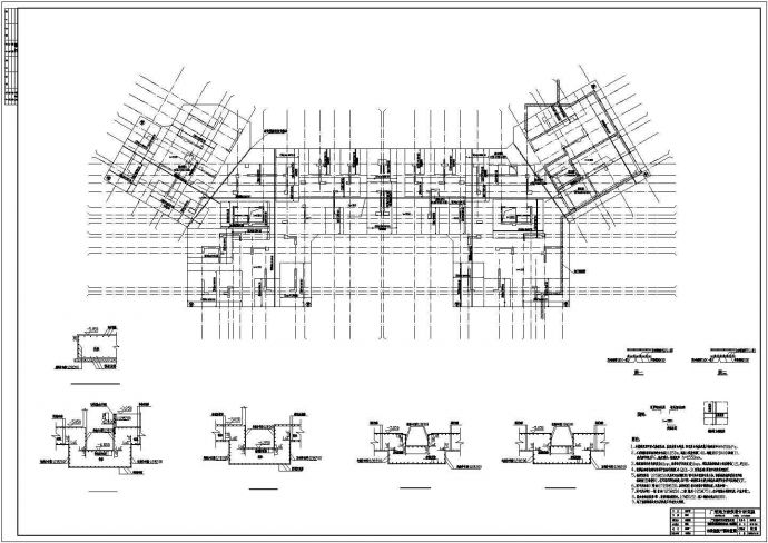 某地住宅楼地下室建筑、结构设计施工图_图1