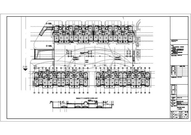 69个车位框架结构半地下车库结构施工图（含建筑图）-图二