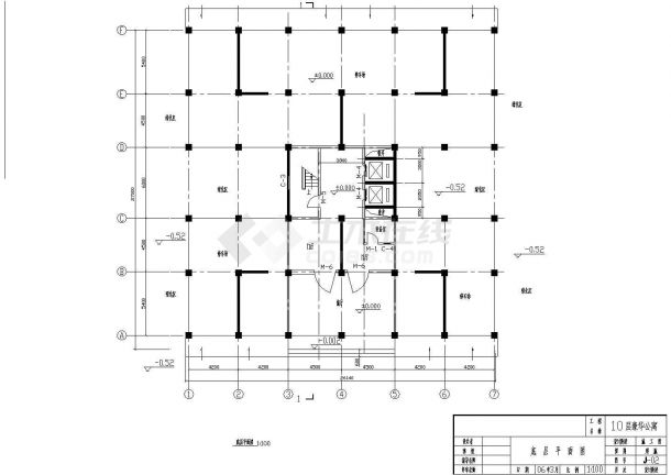 框剪结构住宅楼10层全套毕业设计（含计算书，建筑图，结构图）-图二