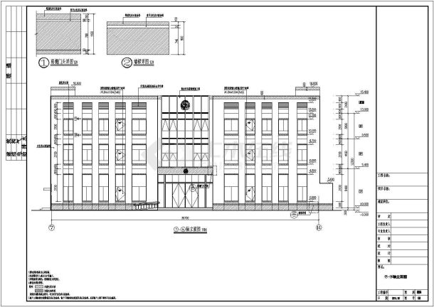 【浙江省】某地某派出所建筑设计施工图-图二