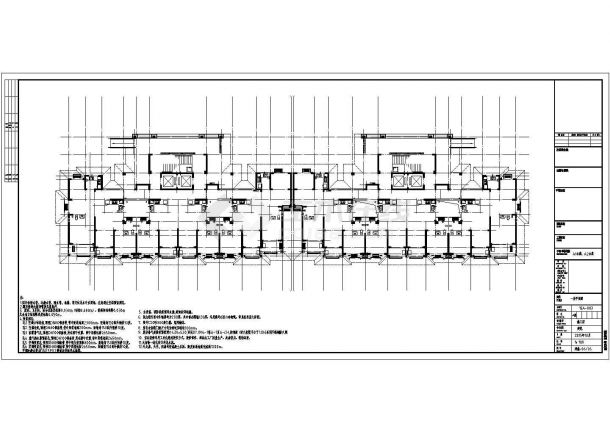 19层剪力墙结构公租房住宅结构施工图（含详细建筑图）-图二