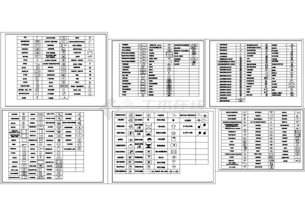 强弱电制CAD图例集合图纸-图一
