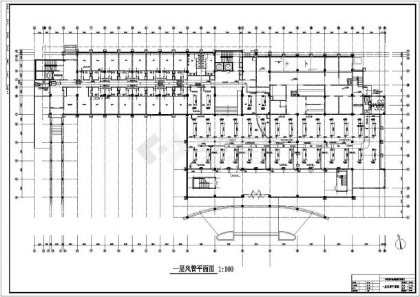 某宿舍楼地源热泵空调系统设计施工图-图一