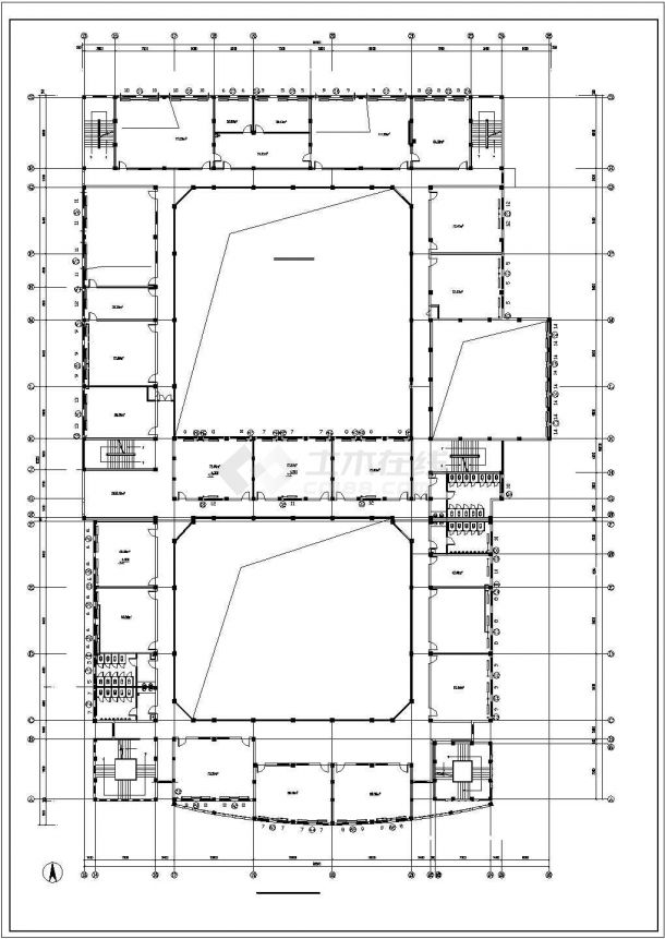 【山西】某四层教学楼采暖系统设计施工图-图二