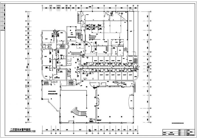 某地区小型农安宾馆中央空调设计图纸_图1