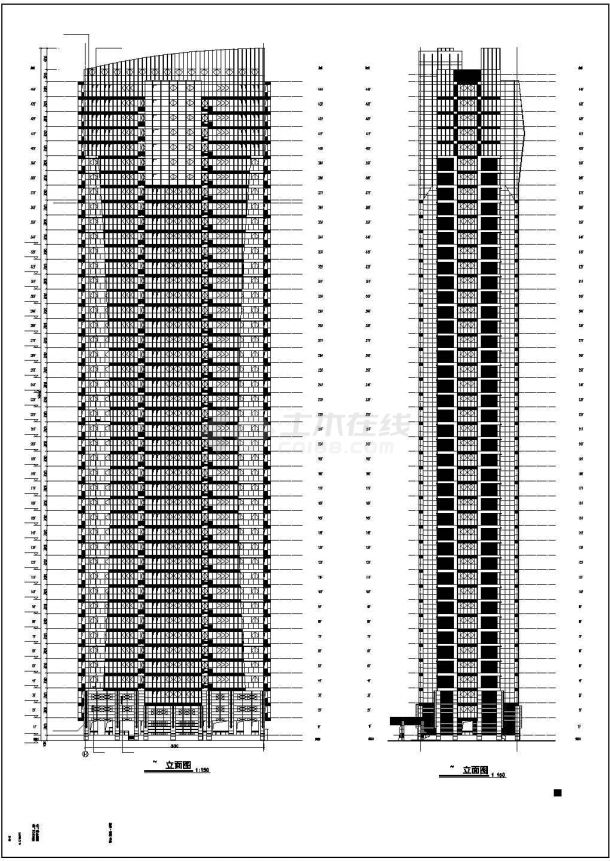 【福建省】某6#超高层住宅楼建筑施工图-图一