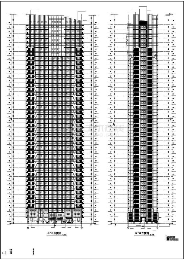 【福建省】某6#超高层住宅楼建筑施工图-图二
