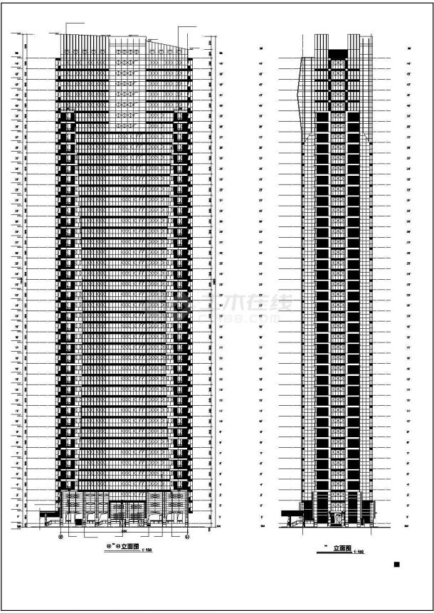 【福建省】某8#超高层住宅楼建筑施工图-图二