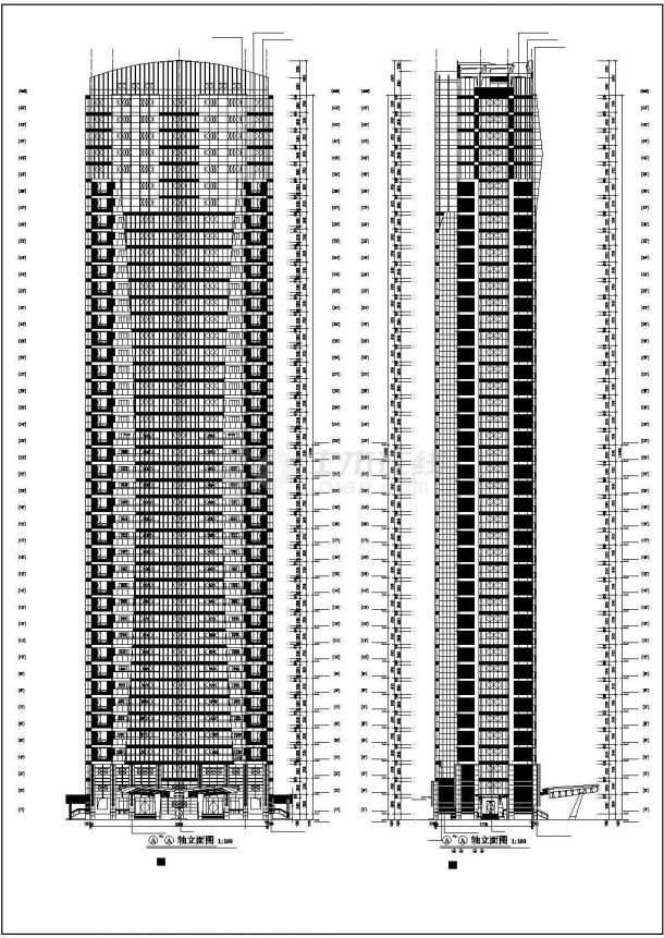 【福建省】某9#超高层住宅楼建筑施工图-图一