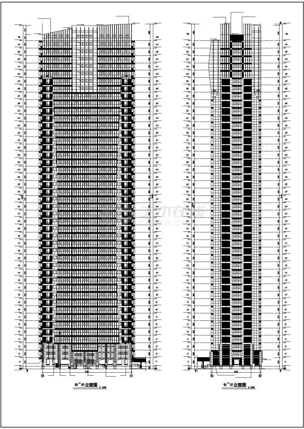 【福建省】某10#超高层住宅楼建筑施工图-图二