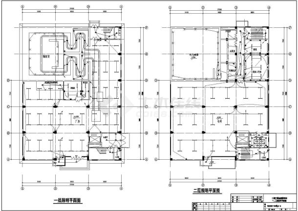 某工业厂房电气设计施工图（共6张）-图二
