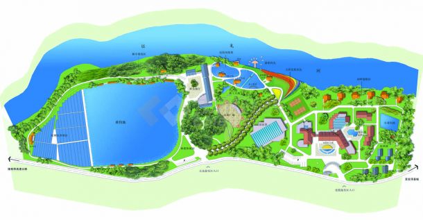 【云南】曲靖沿河公园景观设计方案（jpg格式）-图一