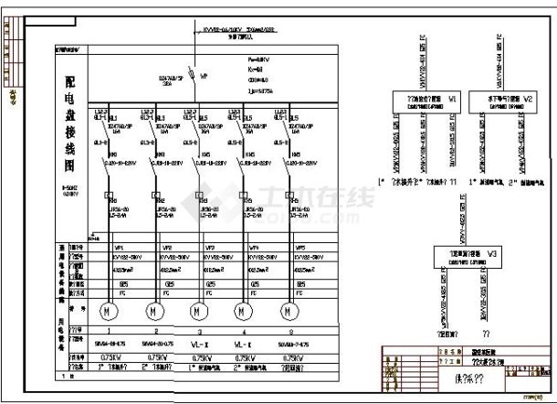 医院门诊大楼污水处理竣工图-图一