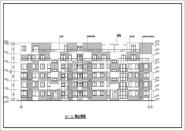 某地六层联体别墅建筑设计施工方案-图二