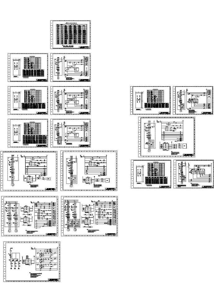 ABB软启电气控制原理图纸_图1