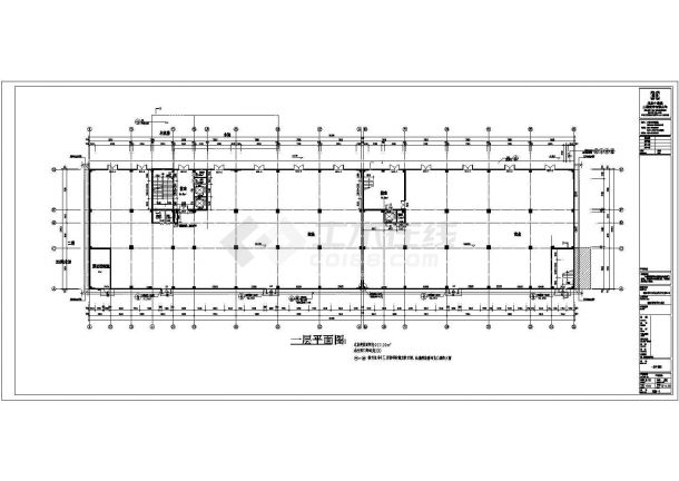 某框架结构酒店式公寓建筑和结构全套施工图（带效果图）-图二