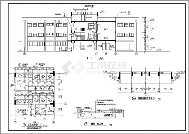 广东省某地幼儿园设计方案全套CAD施工图-图一