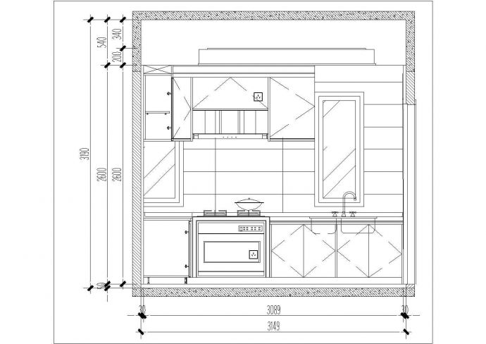 【广州】欧式风格复式两层住宅室内装修施工图（附效果图）_图1