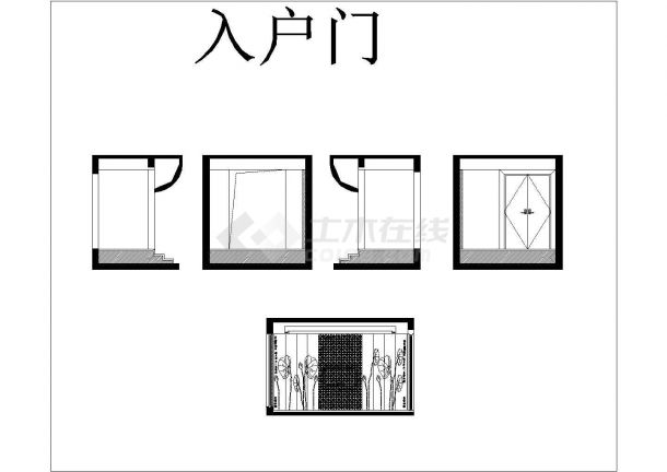 【安徽】中式三层别墅样板房室内装修施工图-图一