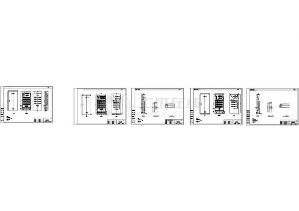 电度表箱设计结构CAD图-图一