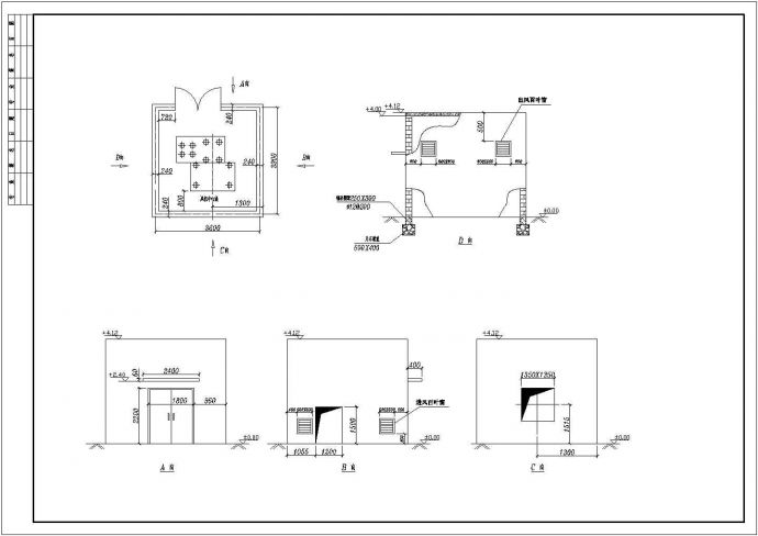 江西某地区工厂暖通空调设计CAD施工图_图1