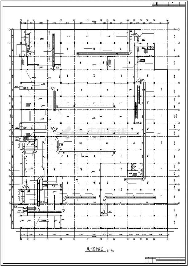 【河南】某商业广场A座空调系统设计图纸-图一