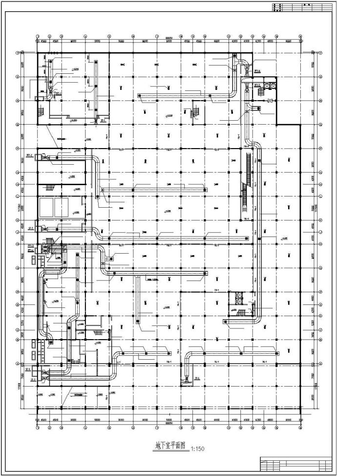 【河南】某商业广场A座空调系统设计图纸_图1