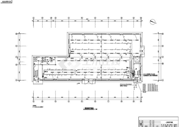 某地工业厂房车间详细电气设计施工图-图一