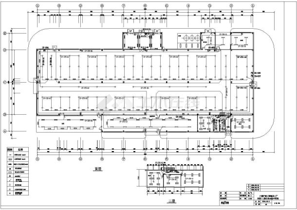  Electrical construction drawing of a factory workshop (12 sheets in total) - Figure 1