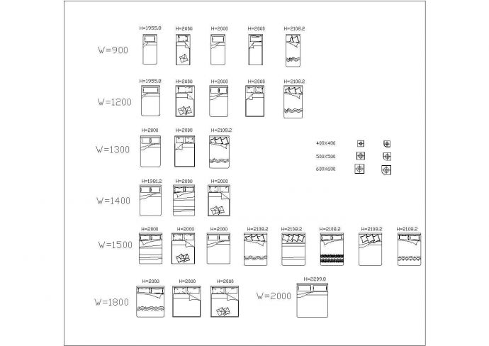 室内装修CAD家具餐桌素材图库（比较详细）_图1