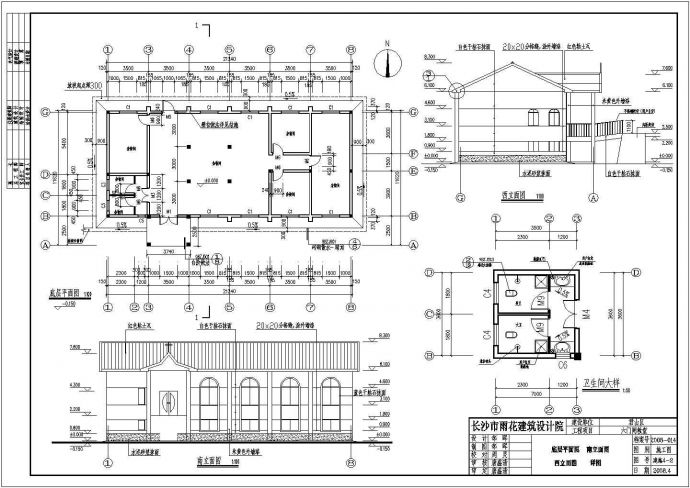 某地教堂建筑和结构全套设计施工图_图1