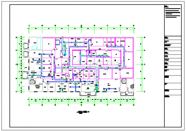 某三十万级制药厂房洁净空调设计图-图二