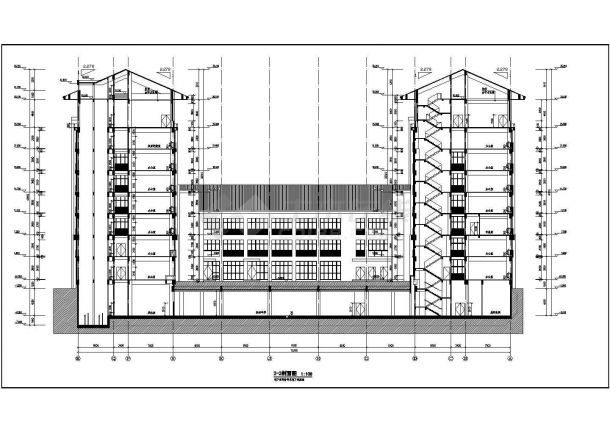 【江苏】高层新中式风格投资发展综合楼设计施工图-图二