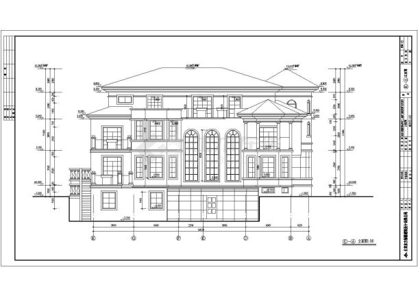 某地区住宅居民施工建筑方案设计图-图二